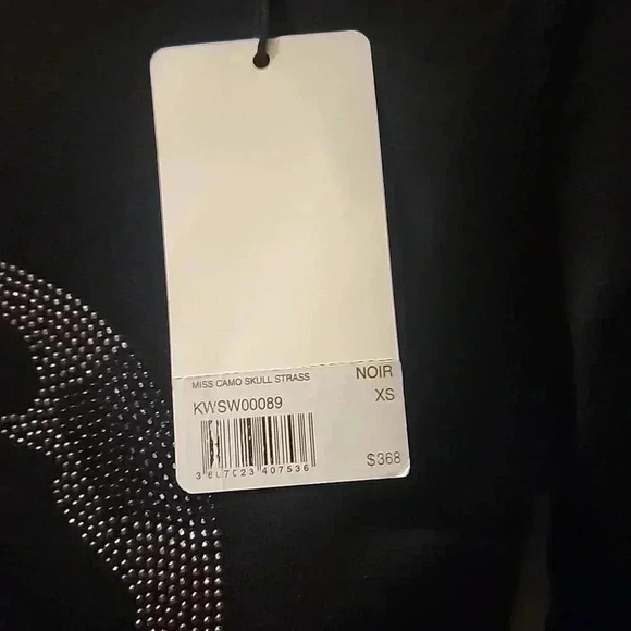 ZADIG & VOLTAIRE MISS CAMO SKULL STRASS SIZE XS - Picture 4 of 5
